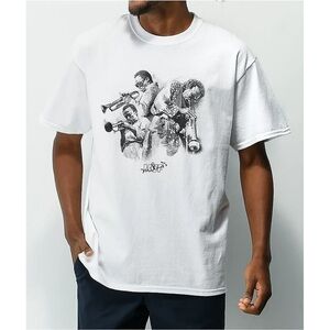 HUF X Miles Davis Directions White T-Shirt